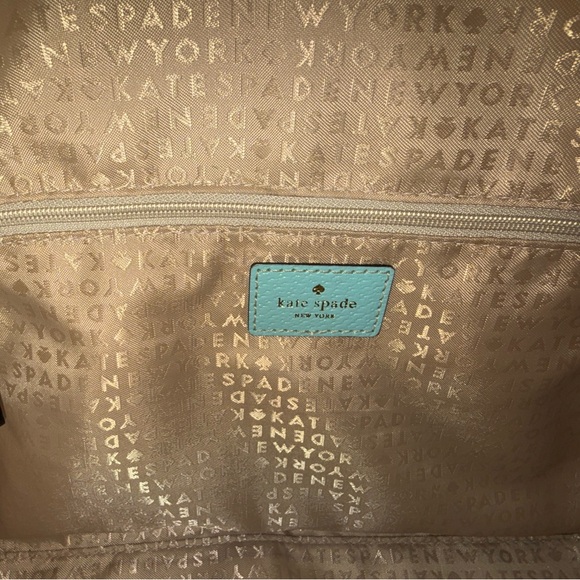 Kate Spade Alessa Wellesley Robin’s Egg Blue Leather Satchel Crossbody 🩵 EUC - Picture 12 of 13